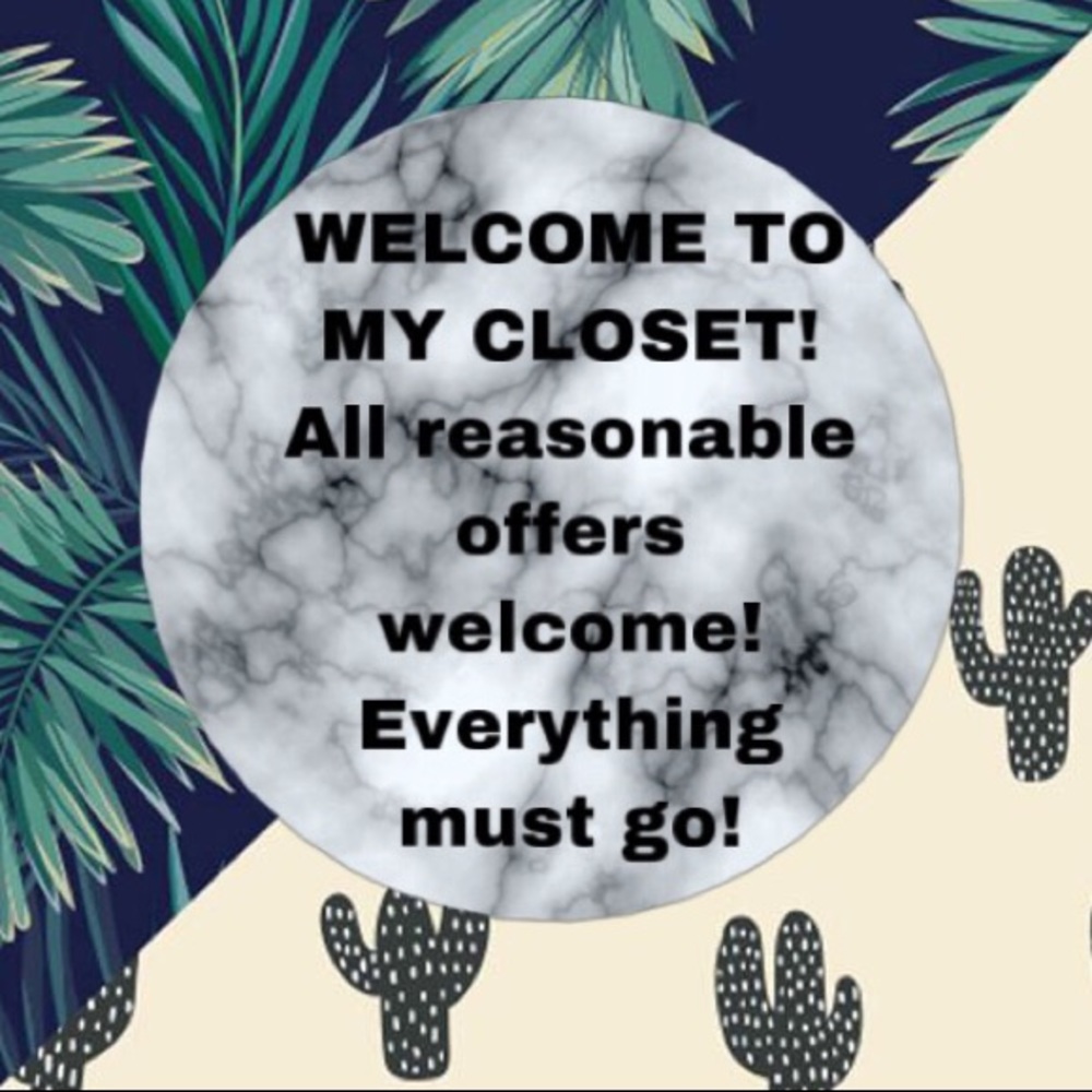 REASONABLE OFFERS WELCOME